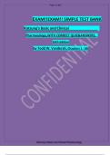 EXAM&excl;&excl;EXAM&excl;&excl; SIMPLE TEST BANK  Katzung's Basic and Clinical     Pharmacology&comma;WITH CORRECT QUIZ&ANSWERS&comma;   16th Edition  by Todd W&period; Vanderah&comma; COMPILED BY DESCOH PALMAH
