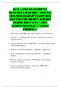 D425 - INTO TO CHEMISTRY OBJECTIVE ASSESSMENT UPDATED 2025&sol;2026 COMPLETE QUESTIONS AND VERIFIED CORRECT ALREADY GRADED SOLUTIONS &vert;&vert; 100&percnt; GUARANTEED PASS <<LATEST VERSION>>