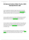RN Maternal Newborn Online Practice 2025 B &vert;Comprehensive Q&A