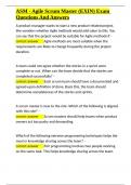 ASM - Agile Scrum Master &lpar;EXIN&rpar; Exam Questions And Answers&period;docx