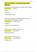 AVIT 323 Block 1 Exam Questions And Answers&period;docx