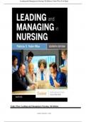 Leading and Managing in Nursing &ndash; 7th Edition by Yoder-Wise &vert; Complete Test Bank with Correct Answers