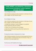 UARK MGMT 2103 Module 3 Questions  and Correct Answers&sol; Latest Update &sol;  Already Graded