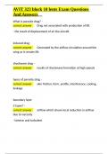 AVIT 323 block 10 lents Exam Questions And Answers&period;docx