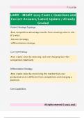 UARK - MGMT 2103 Exam 1 Questions and  Correct Answers&sol; Latest Update &sol; Already  Graded