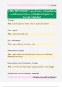 UARK MPO MGMT 2103 Exam 1 Questions  and Correct Answers&sol; Latest Update &sol;  Already Graded 