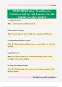 UARK MGMT 2103 - Final Review  Questions and Correct Answers&sol; Latest  Update &sol; Already Graded
