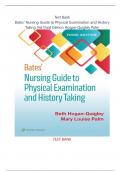 Bates Nursing Guide to Physical Examination and History Taking 3rd Edition Test Bank by Hogan-Quigley Palm 
