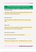 FHCE 3200 Questions and Correct  Answers&sol; Latest Update &sol; Already Graded 