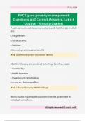 FHCE 3200 poverty management  Questions and Correct Answers&sol; Latest  Update &sol; Already Graded