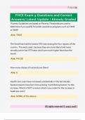 FHCE Exam 3 Questions and Correct  Answers&sol; Latest Update &sol; Already Graded