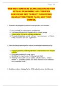 WEB WOC SEMINARS EXAM 2025&vert; BRAND NEW ACTUAL EXAM WITH 100&percnt; VERIFIED QUESTIONS AND CORRECT SOLUTIONS