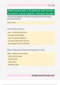FHCE 3200 Exam 2 Questions and Correct  Answers&sol; Latest Update &sol; Already Graded 