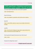 FHCE 3200 Exam 2 Questions and Correct  Answers&sol; Latest Update &sol; Already Graded 