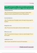 FHCE 3200 Exam 2 Questions and Correct  Answers&sol; Latest Update &sol; Already Graded