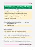 FHCE 3100 Exam 3 Questions and Correct  Answers&sol; Latest Update &sol; Already Graded