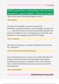 FHCE 3100 Exam 3 Questions and Correct  Answers&sol; Latest Update &sol; Already Graded
