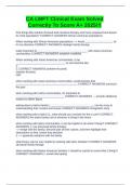 CA LMFT Clinical Exam Solved Correctly To Score A&plus; 2025&excl;&excl;&excl;