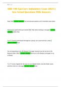 AMB 100 EpicCare Ambulatory Exam 2025 &vert; New Actual Questions With Answers