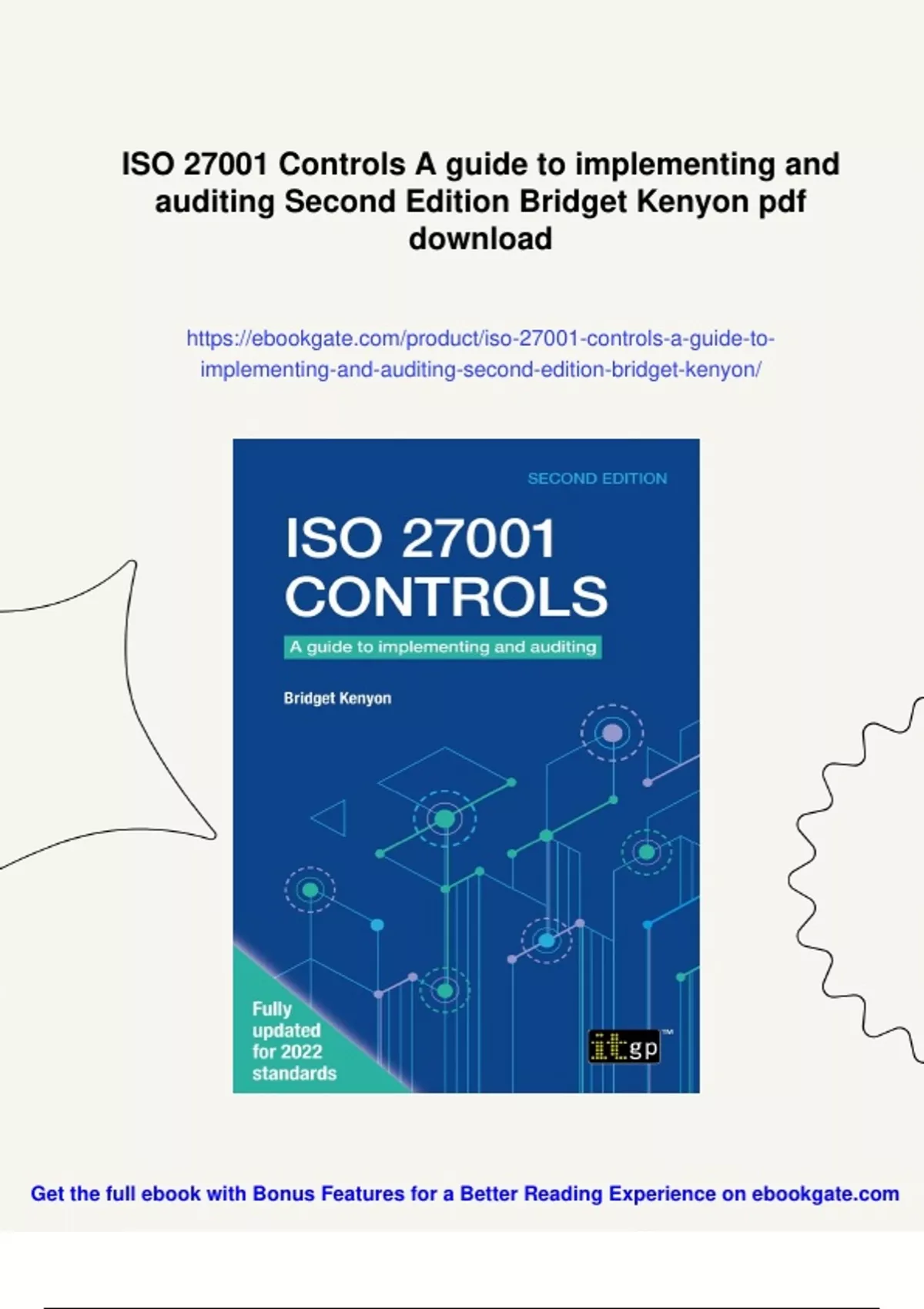 Summary ISO 27001 Controls A guide to implementing and auditing Second ...