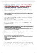 NEW MEXICO MPJE NEWEST 2025 ACTUAL EXAM QUESTIONS AND CORRECT DETAILED ANSWERS &lpar;VERIFIED ANSWERS&rpar; &vert;ALREADY GRADED A&plus;