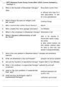 MFT National Exam Study Guide With 100&percnt; Correct Answers &vert; Verifed&excl;&excl;&excl;