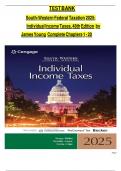 test bank for  South-Western Federal Taxation 2025  Individual Income Taxes&comma; 48th Edition  by James Young&period; 