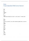 Perio Exam 2 Questions With Correct Answers