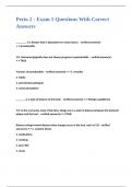 Perio 2 - Exam 1 Questions With Correct Answers