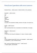 Perio Exam 2 questions with correct answers