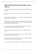 Ohio LNHA Exam Questions With Correct Answers