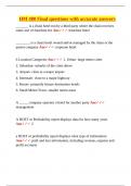 HM 480 Final questions with accurate answers&period;