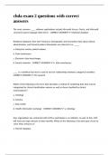 chda exam 2 questions with correct answers 