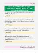 Adobe Visual illustrator Domain 2  Questions and Correct Answers&sol; Latest  Update &sol; Already Graded