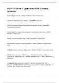 NU 455 Exam 2 Questions With Correct Answers&period;