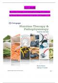 test bank Nutrition Therapy and Pathophysiology 3rd Edition by Nelms