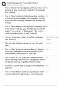 Procore Project Certification &sol; Score 100&percnt; &sol; 2025 Update &sol; Study Guide & Practice Test