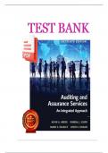 Auditing and Assurance Services &ndash; Test Bank &vert; Arens&comma; Elder&comma; Beasley&comma; Hogan &vert; 16th Edition &vert; Complete Exam Preparation Material