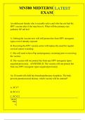 MN580 MIDTERM EXAM QUESTIONS AND ANSWERS 2025