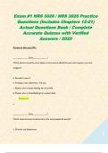 Exam &num;1 NRS 3026 &sol; NRS 3026 Practice Questions &lpar;Includes Chapters 12-21&rpar; Actual Questions Bank &sol; Complete Accurate Quizzes with Verified Answers &sol; 2025 