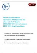 WGU D293 Questions And Answers Latest Updates 2025&sol;2026 With Correct Answers 100&percnt; With Complete Solutions