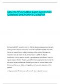 OBGYN APGO UWise Exam Latest 2025  Questions and Answers Graded A&plus; 