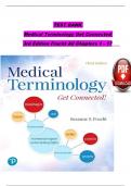 TEST BANK For Medical Terminology Get Connected, 3rd Edition, Verified Chapters 1 - 17, Complete Newest Version