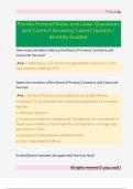 Florida Funeral Laws and Rules Exam  Questions and Correct Answers&sol; Latest  Update &sol; Already Graded 