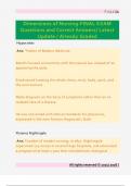 Dimensions of Nursing-FINAL EXAM  Questions and Correct Answers&sol; Latest  Update &sol; Already Graded
