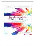 TESTBANKFORFUNDAMENTALSOF NURSING&colon;ACTIVELEARNINGFOR COLLABORATIVEPRACTICE2ND EDITION&comma;BYBARBARALYOOST