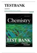 Test Bank &ndash; Chemistry &lpar;9th Edition&rpar; by Steven S&period; Zumdahl & Susan A&period; Zumdahl &vert; Complete Exam Questions with Answers