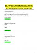 WGU C236 COMPENSATION AND BENEFITS TEST EXAM &ndash;KEY QUESTIONS AND 100&percnt; CORRECT ANSWERS &lpar;BEST ANSWERS&rpar; 100&percnt; GUARANTEED PASS&vert;&vert;LATEST UPDATE ‼GRADED A&plus;