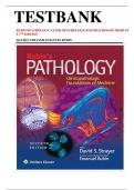 Test Bank for Rubin's Pathology&colon; Clinicopathologic Foundations of Medicine&comma; 7th Edition &ndash; Strayer & Rubin