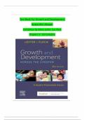 Test Bank for Growth and Development Across the Lifespan 3rd Edition by Leifer &ndash; Chapters 1-16&period;
